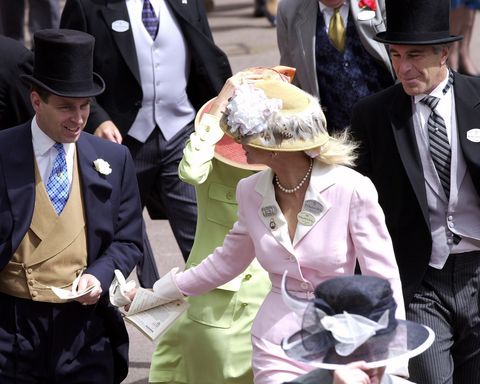 Prince Andrew And Jeffrey Epstein At Ascot