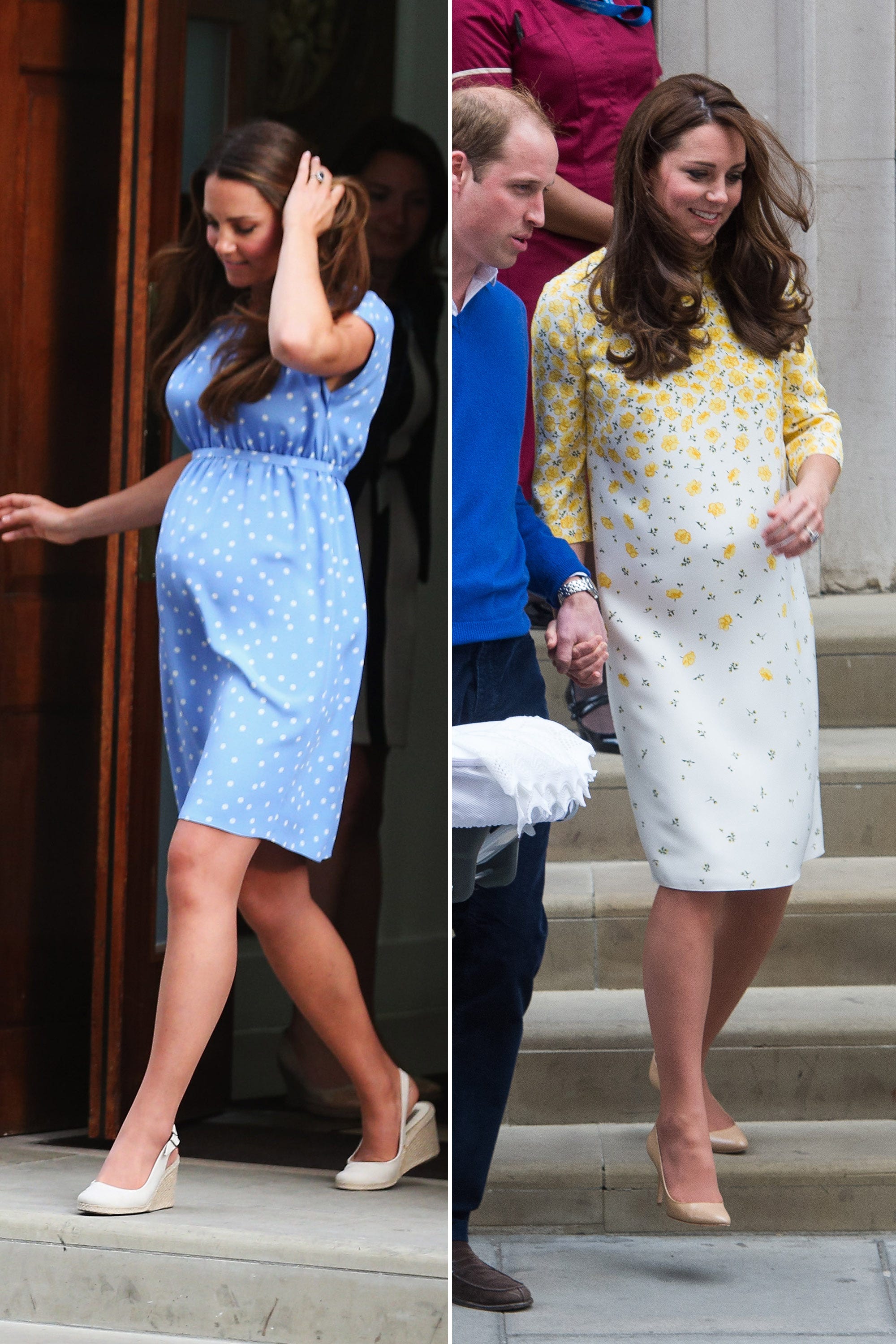 How Kate Middleton's Post-Hospital Photos with Royal Baby #3 Differ ...