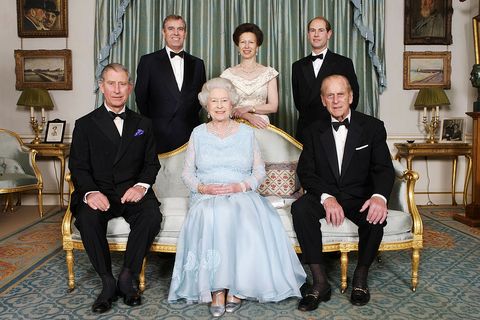Queen and Duke of Edinburgh's four children