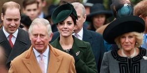 royal family heading to church on christmas day