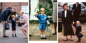 royal family, school, first day