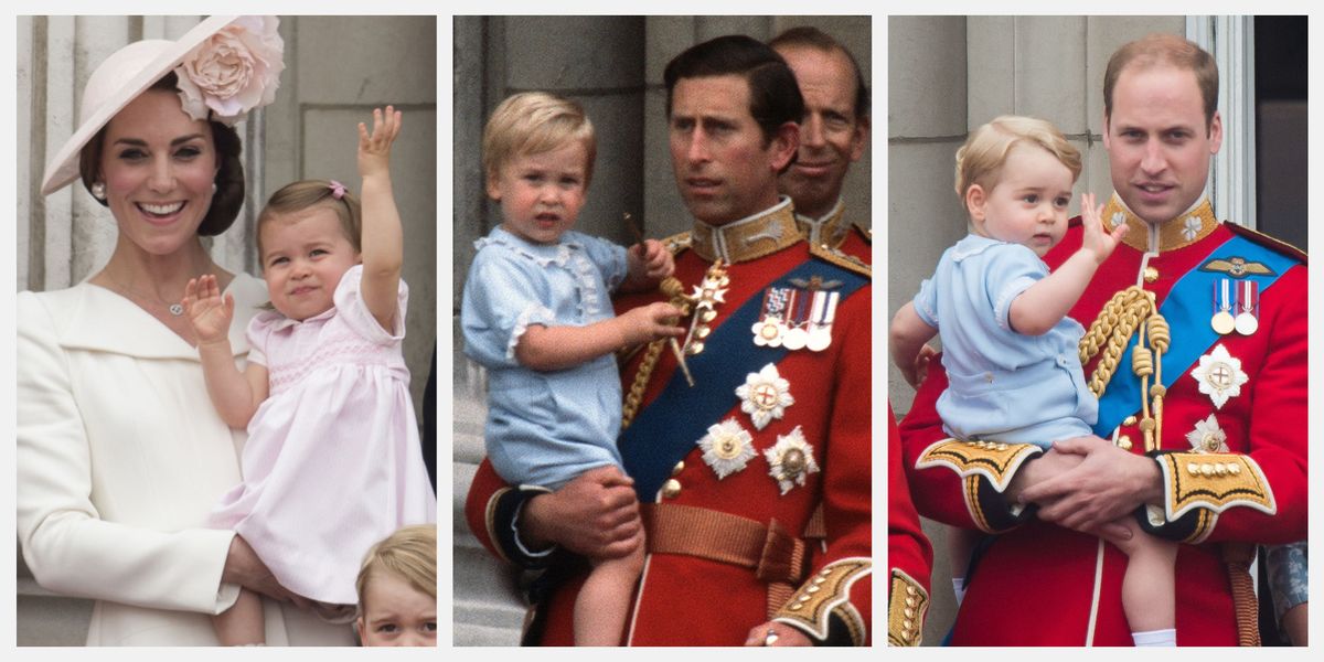 royal family trooping the colour first appearance