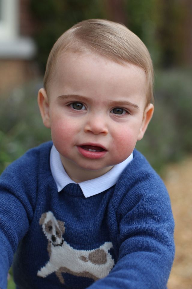 Prince Louis Poses for First Birthday Portraits Taken By Duchess Kate