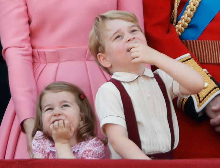 george charlotte trooping of colour