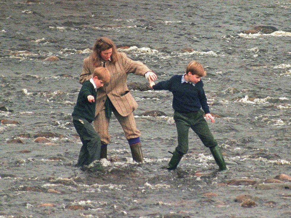 royal nanny, tiggy legge bourke, prince william and prince harry