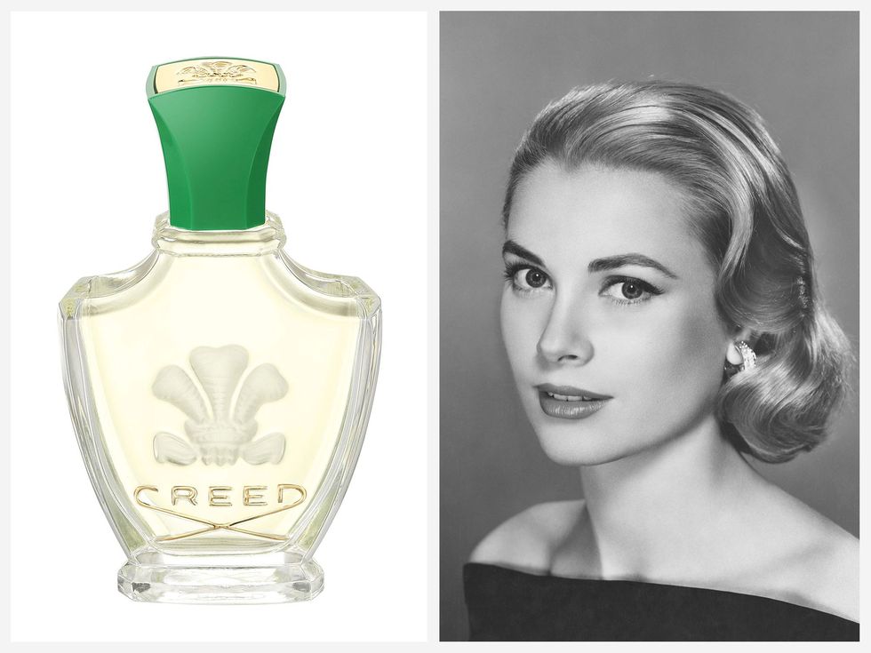 Princess Grace famously received Creed Fleurissimo from her soon-to-be-husband Prince Raniere as a pre-wedding gift. 
