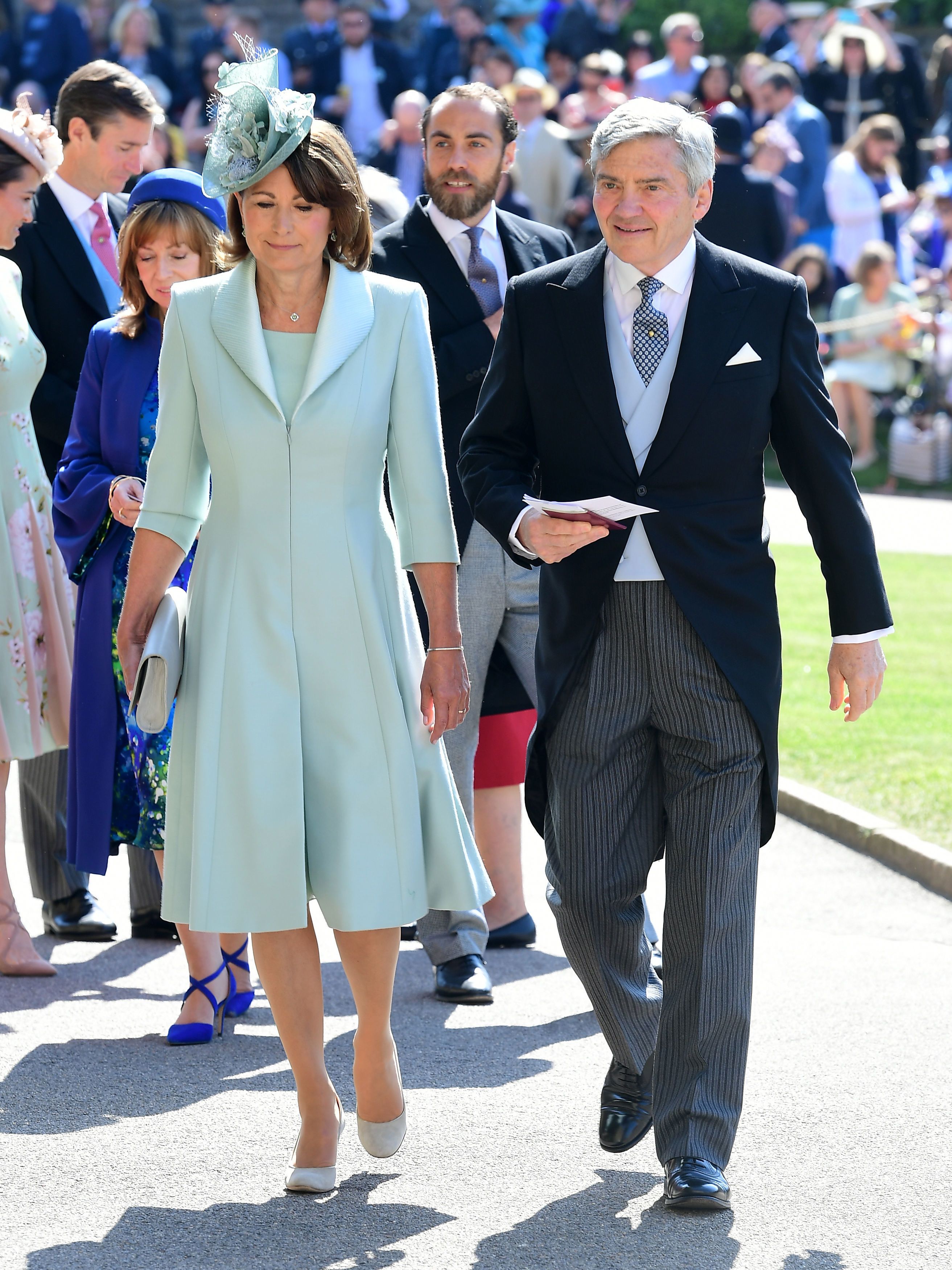 How Carole Middleton s Royal Wedding Outfits Compare to Each Other