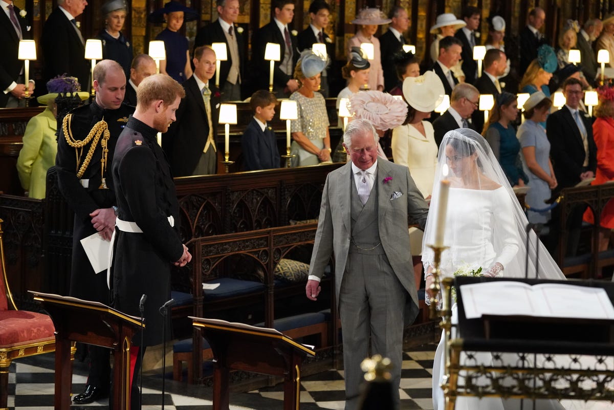 Prince Harry Broke With Tradition by Watching Meghan Markle Walk Down the  Aisle