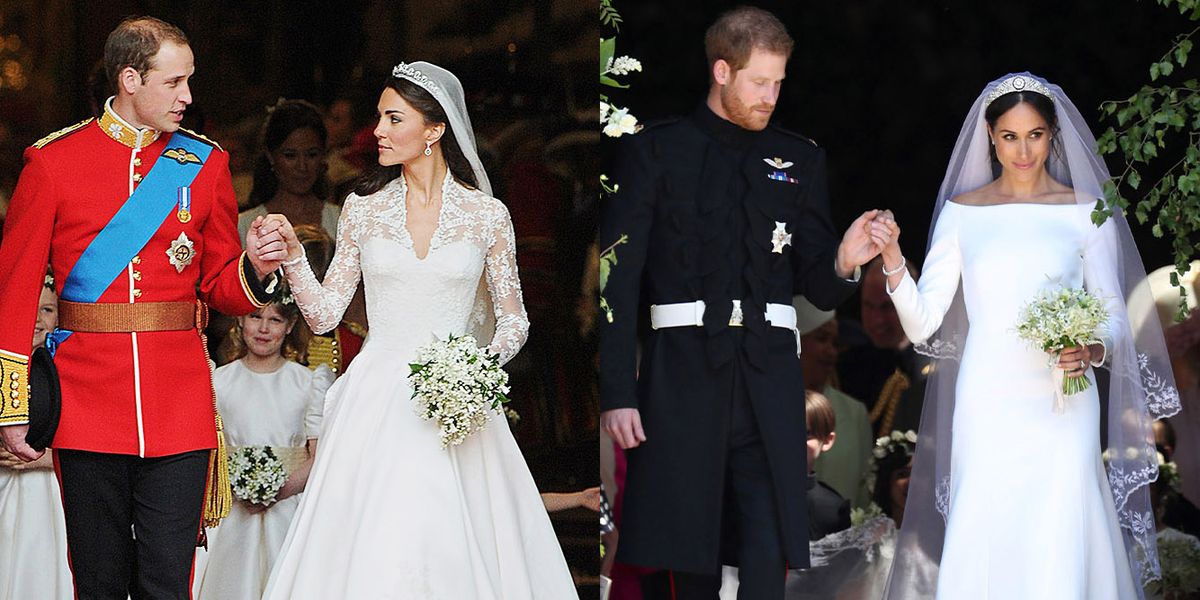 How Meghan Markle and Harry's Royal Wedding Compares Kate Middleton and Prince William's