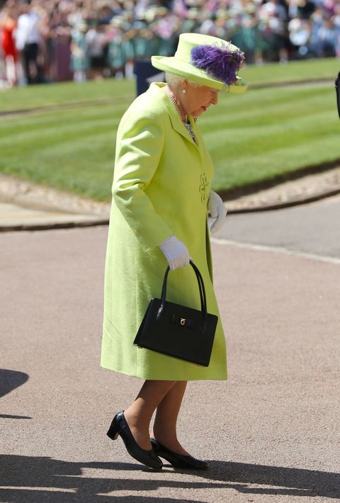 Queen in lime green
