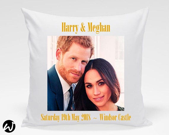 royal wedding cushion