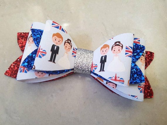 royal wedding hair bow