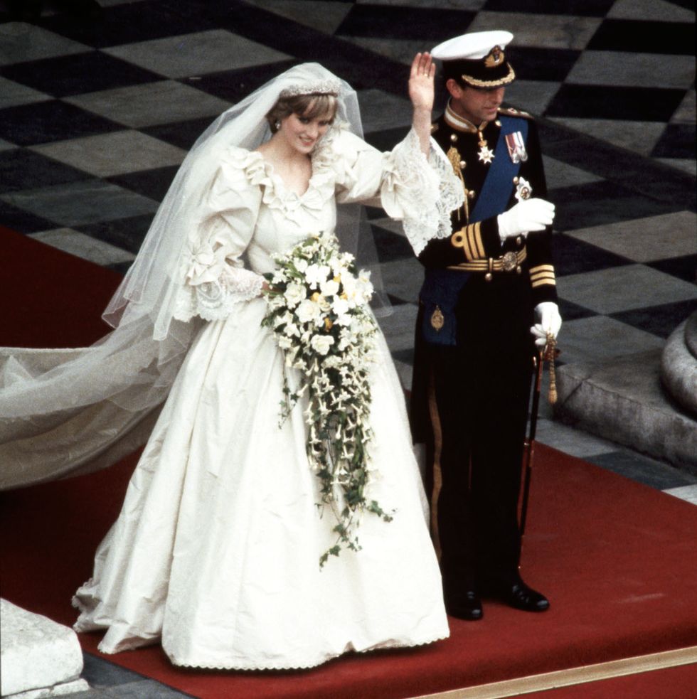 royal wedding, 1981, prince charles, diana princess of wales