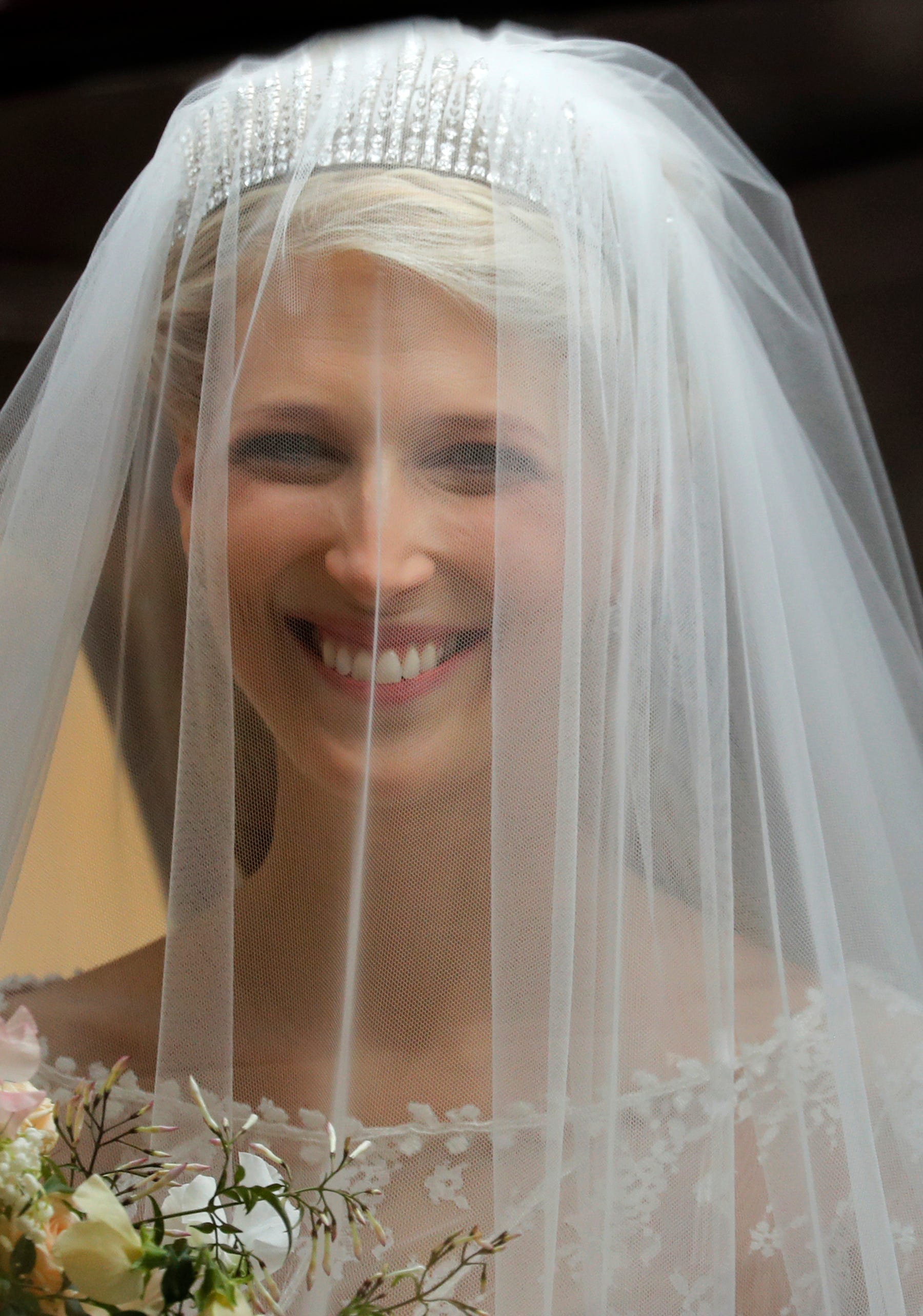 How Lady Gabriella Windsor's wedding tiara compares to famous royal brides