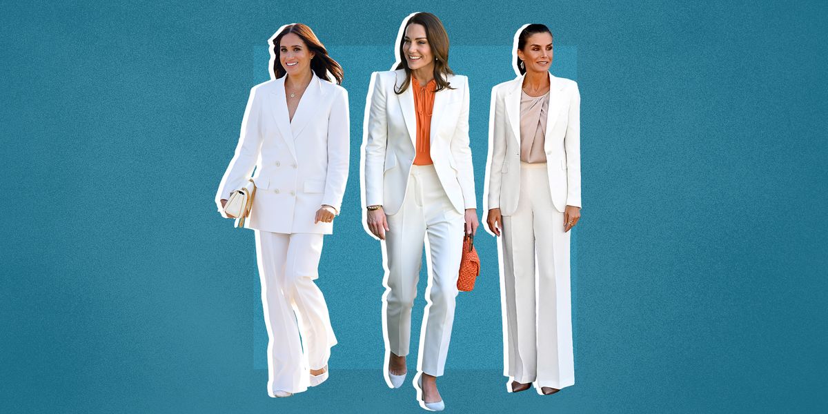 royals in white suits
