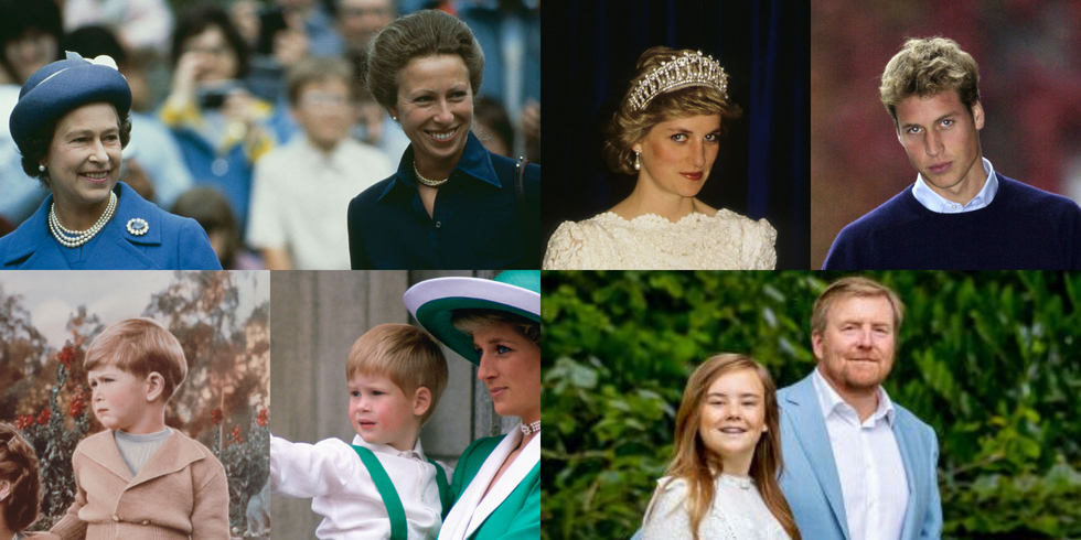 royal parents and children lookalike