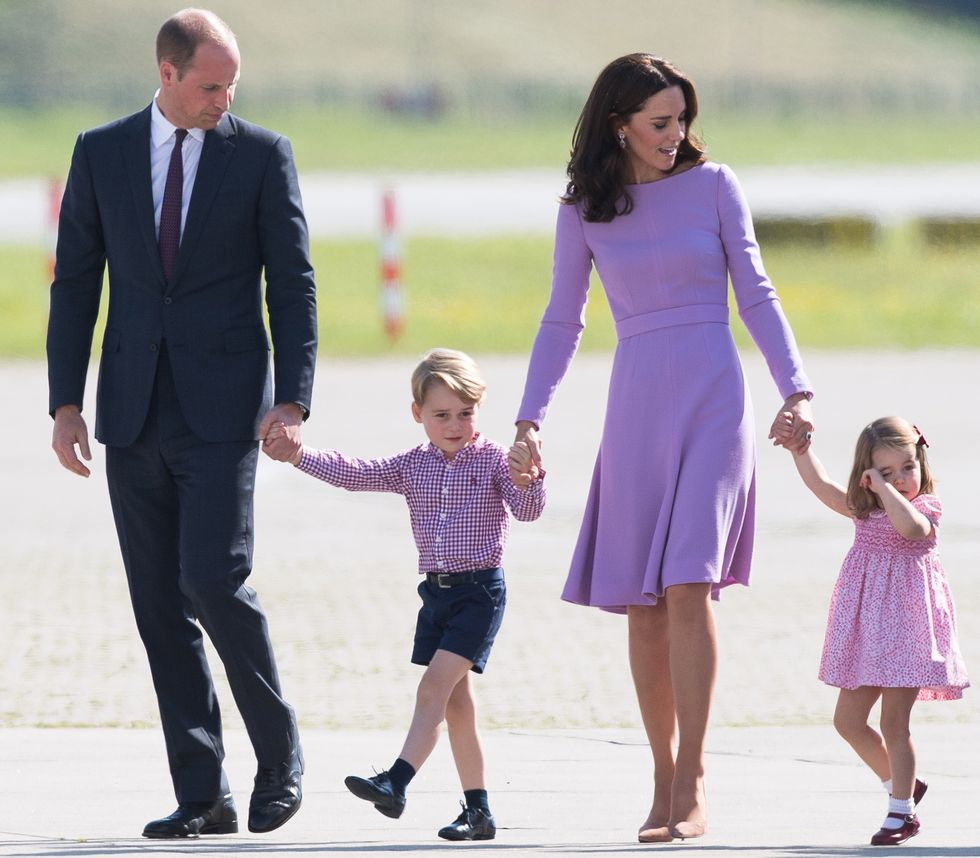 People, Purple, Standing, Gesture, Holding hands, Child, Dress, Suit, Interaction, Walking, 