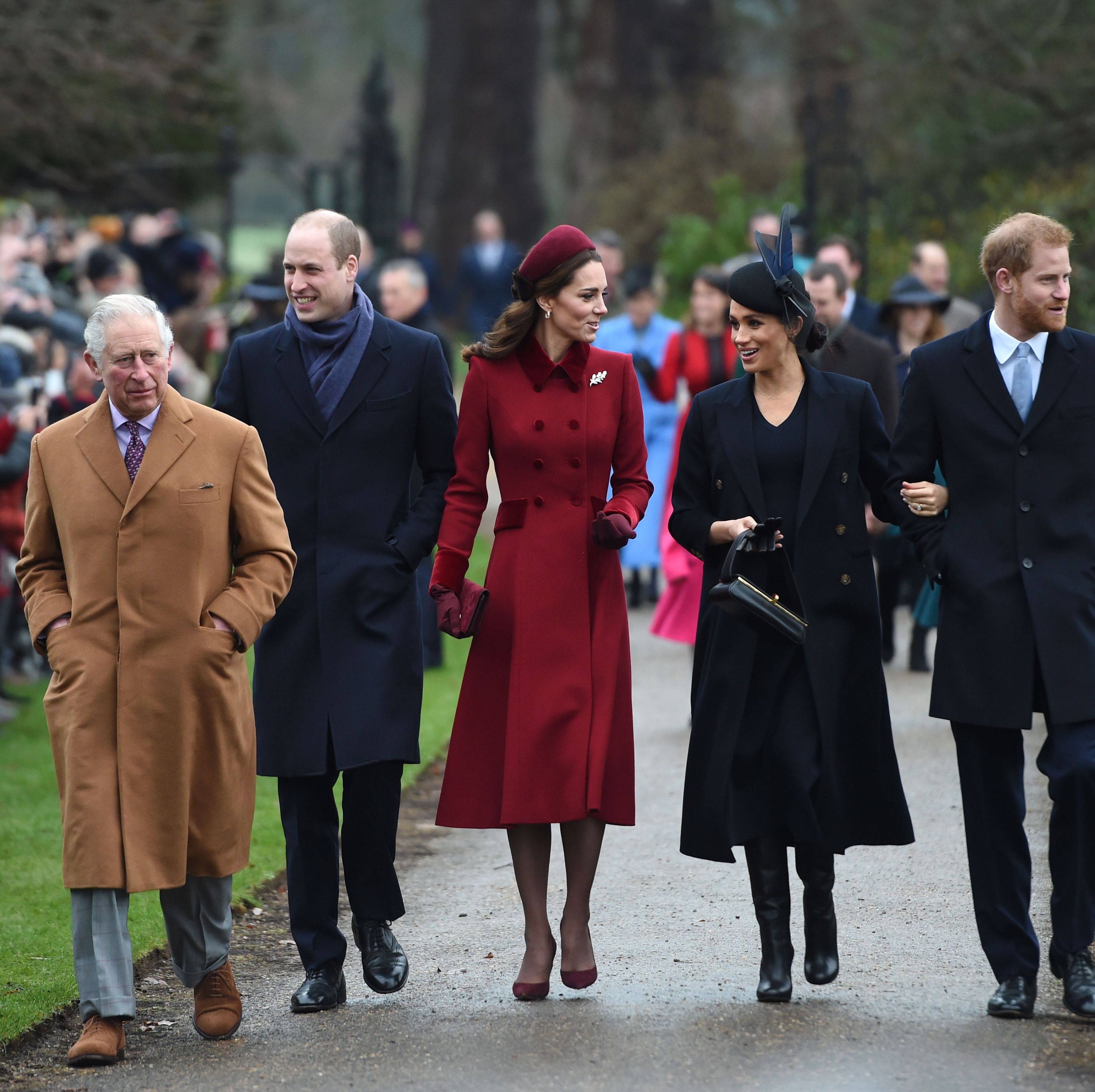 The two opted to stay away from public royal festivities on Christmas day.