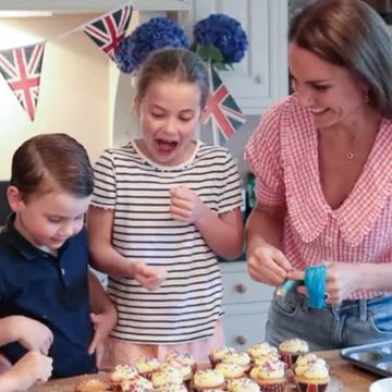 comp of kate and her kids baking