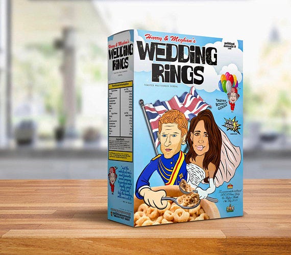 royal wedding cereal