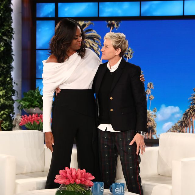 Michelle Obama and Ellen DeGeneres
