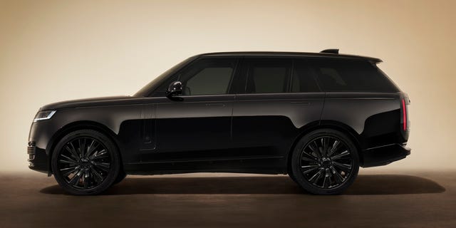 Luxury black SUV with sleek design Luxury black SUV with sleek design
