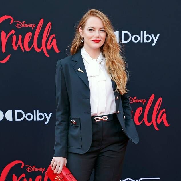 Movie 2021 Cruella Event Emma Stone Blazer