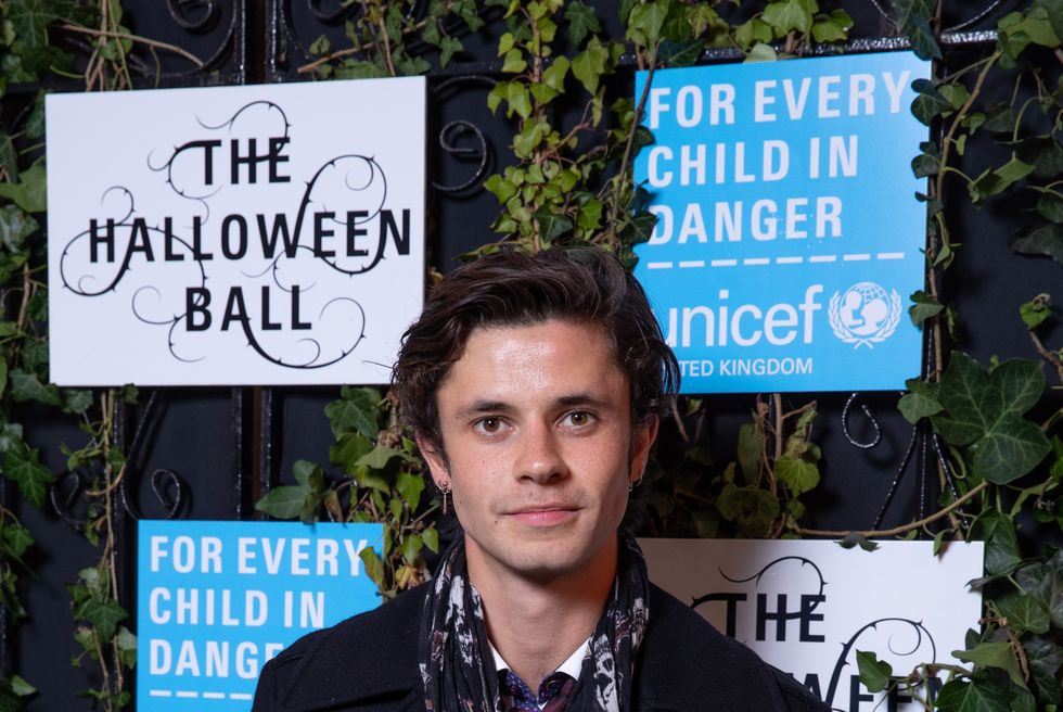 cel spellman attending unicef uk’s halloween ball in 2018