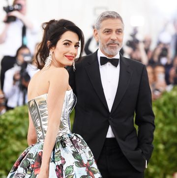 Met gala 2018 red carpet pictures - George and Amal Clooney