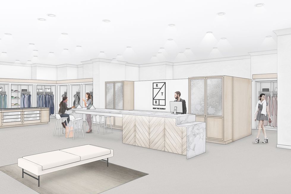 Concept Art of Rent the Runway at Neiman Marcus