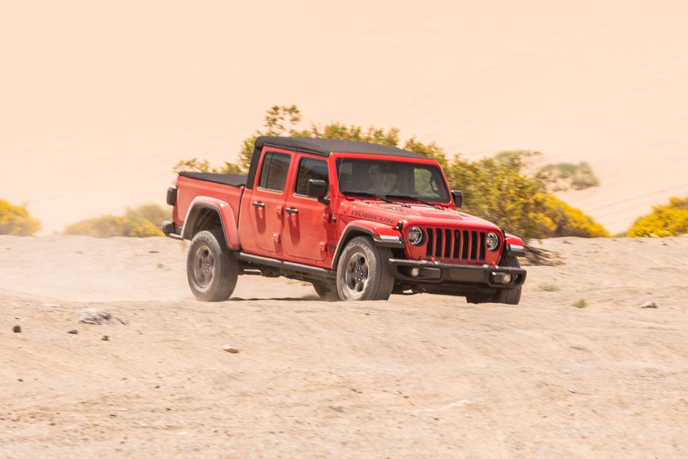 2020 jeep gladiator rubicon desert test whoops