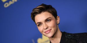 recipient of the create nsw annette kellerman award australian actress ruby rose arrives for the 8th annual australians in film awards gala and benefit dinner at the intercontinental century city in los angeles on october 23, 2019 photo by valerie macon  afp photo by valerie maconafp via getty images