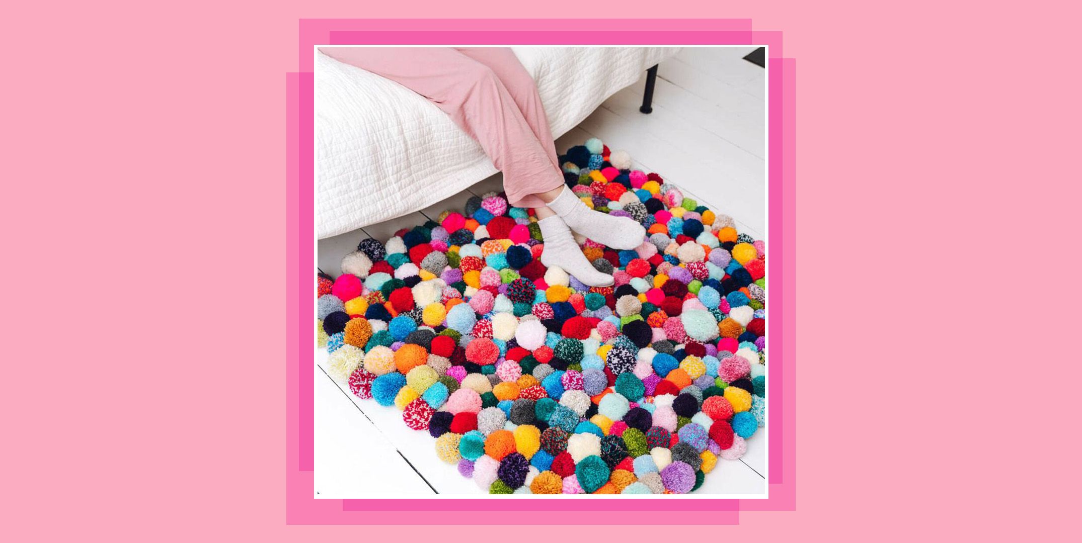 Latch Hook Rug Kits for Adults No.8 Ball DIY Carpet Rug Pre