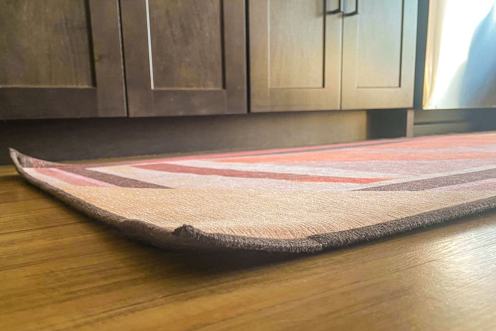How to stop rugs from curling on the edges 