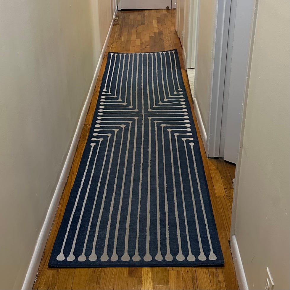 ruggable rug in hallway