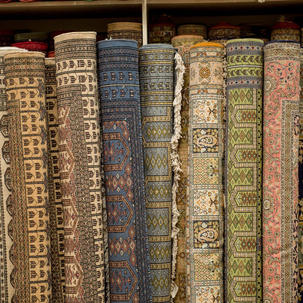 rugs on display