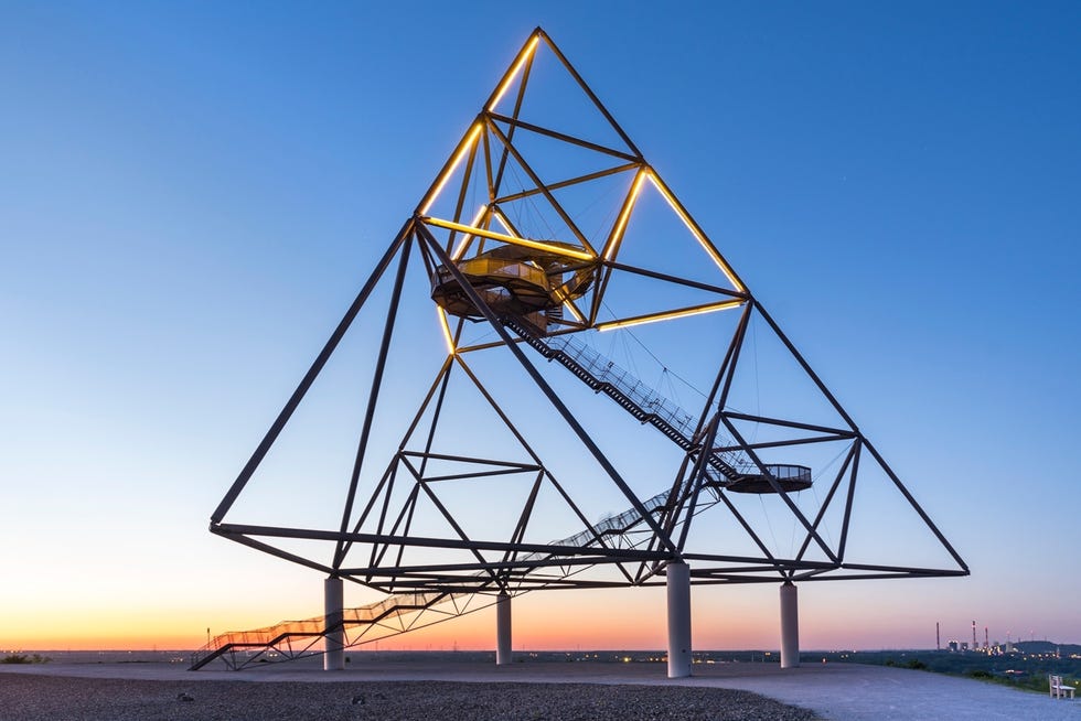 de tetraeder in bottrop in het ruhrgebied