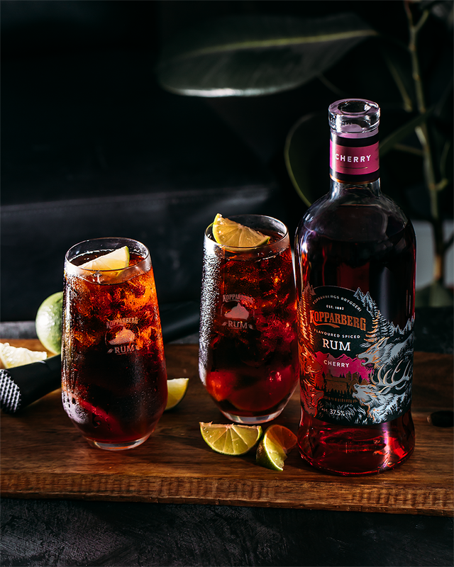 kopparberg dark cherry spiced rum