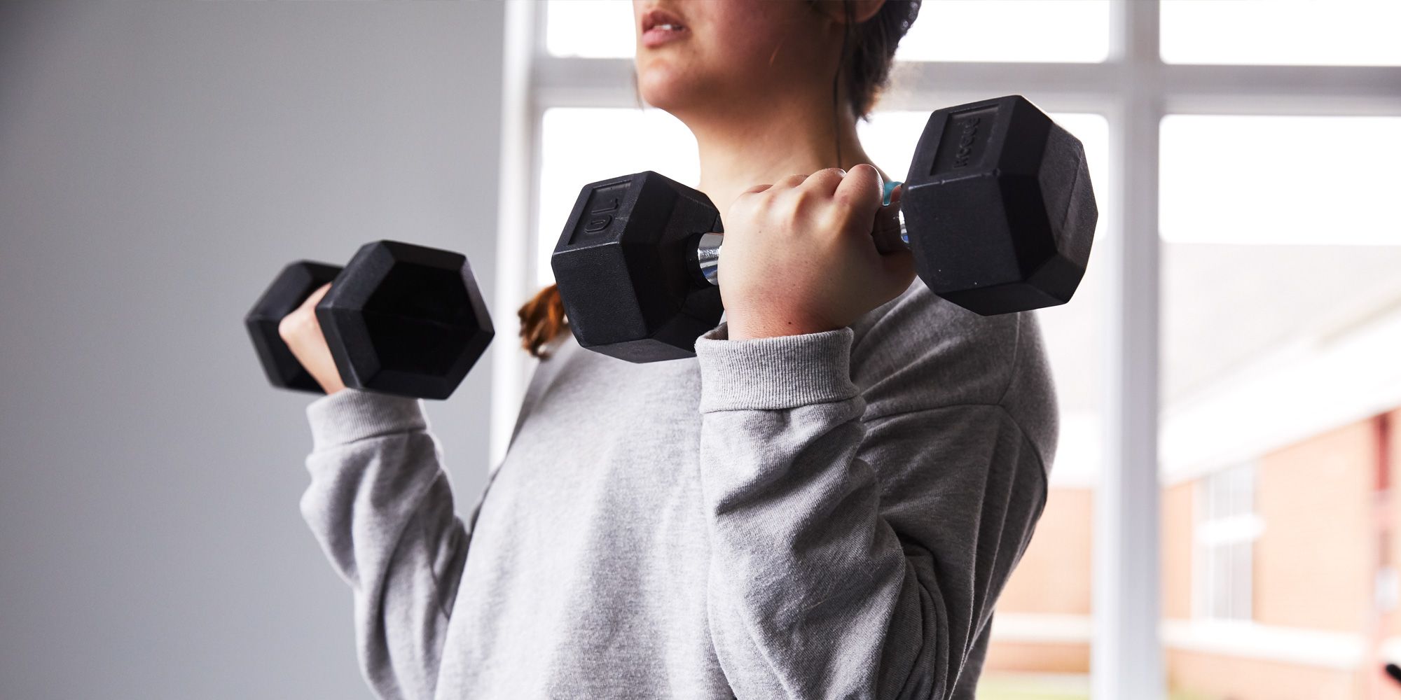 Basics Easy Grip Workout Dumbbell, Neoprene Coated, Various Sets and  Weights available