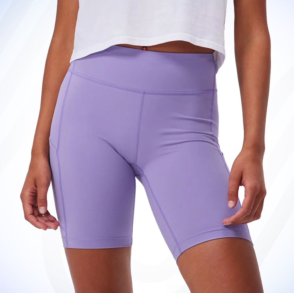 Purple lululemon women's shorts size 8