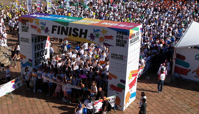 run for inclusion partenza