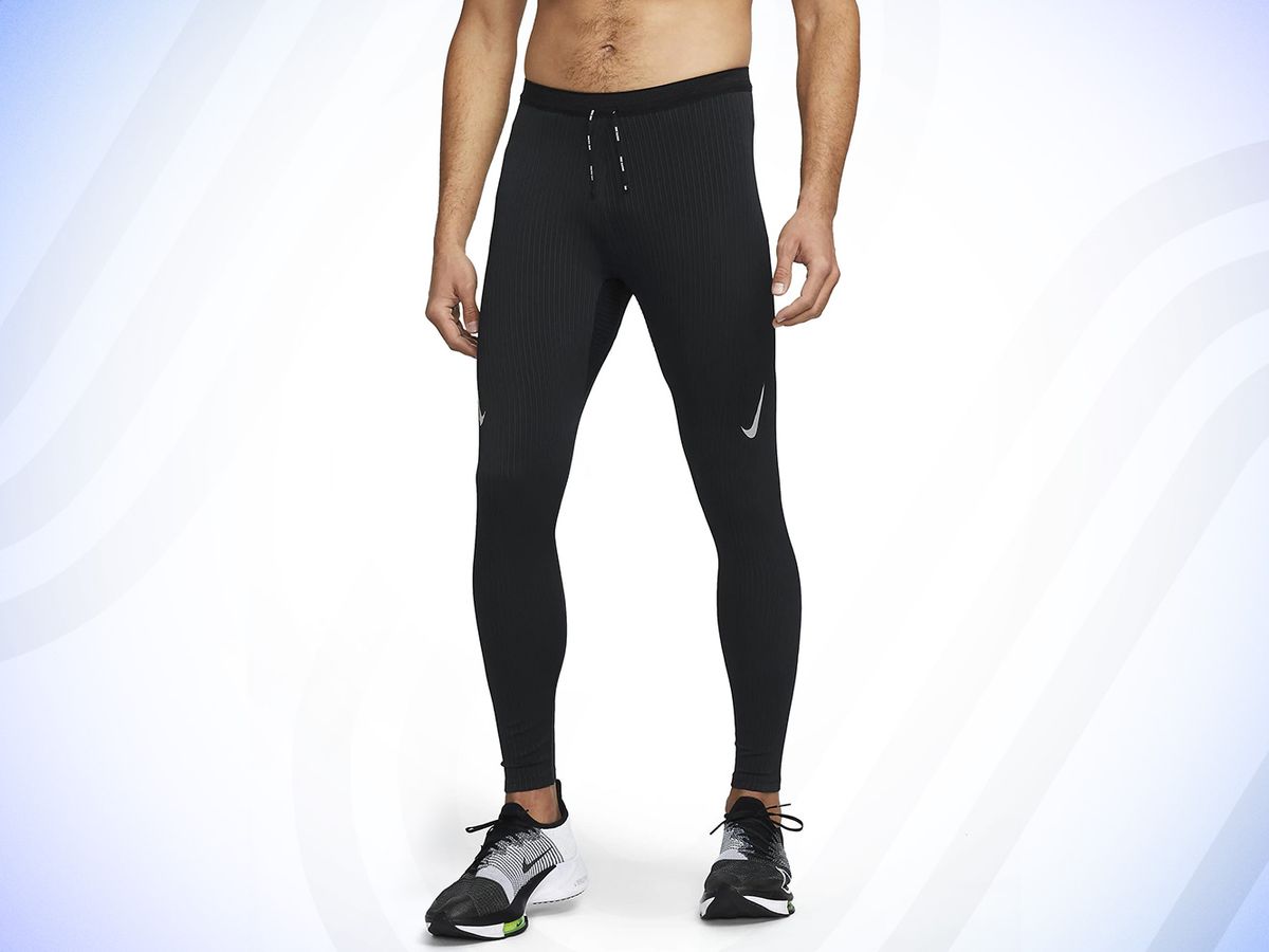 Men's Compression Thermal Fleece Lined Sports Leggings For Running
