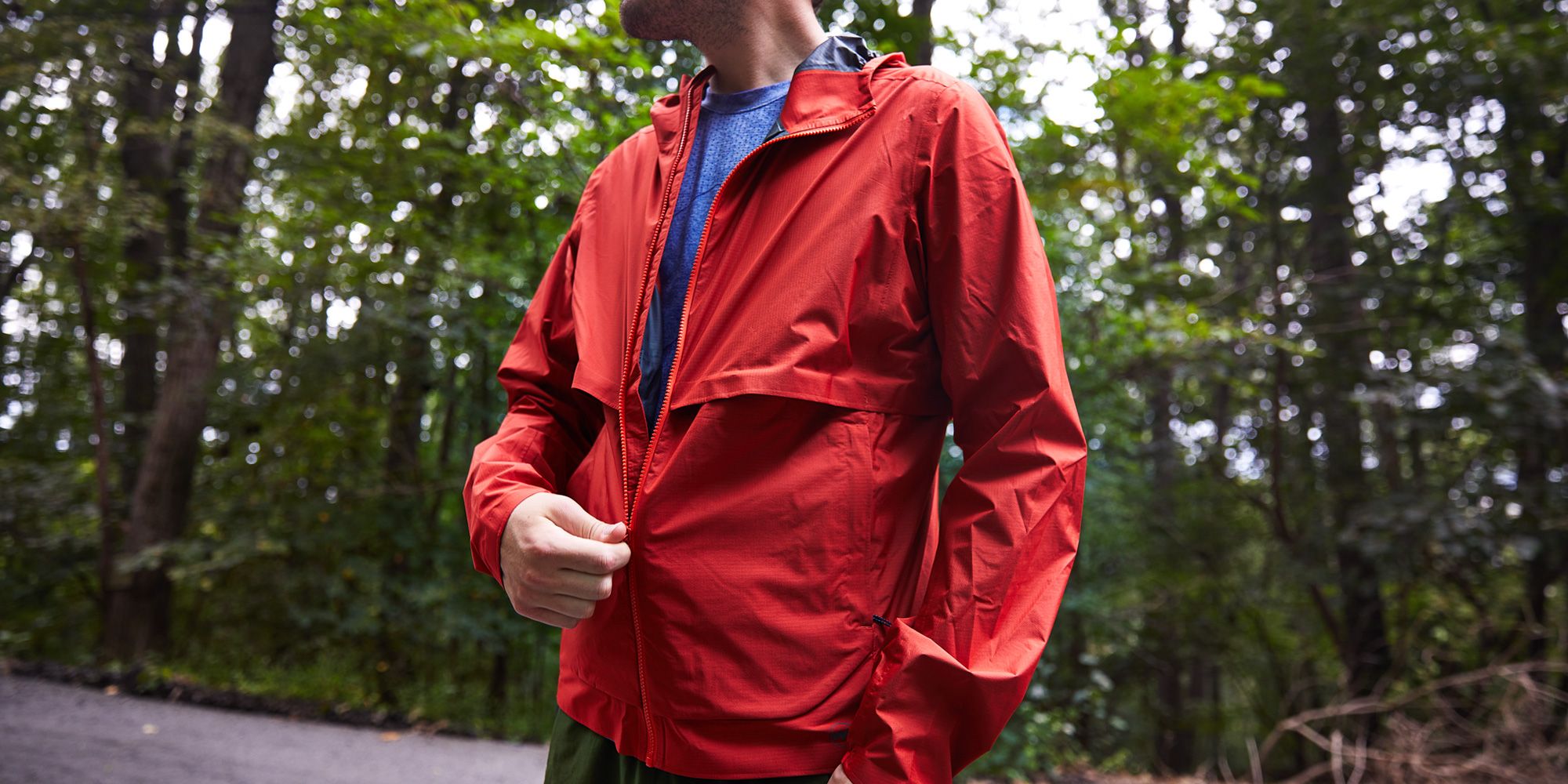 Running store rain vest