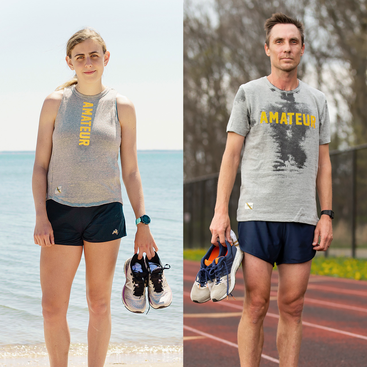 mary cain and nick willis partner with tracksmith