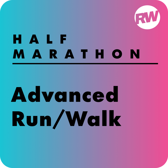 advanced run walk half marathon training plan