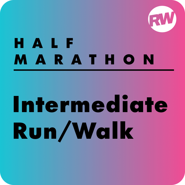 intermediate run walk half marathon training plan