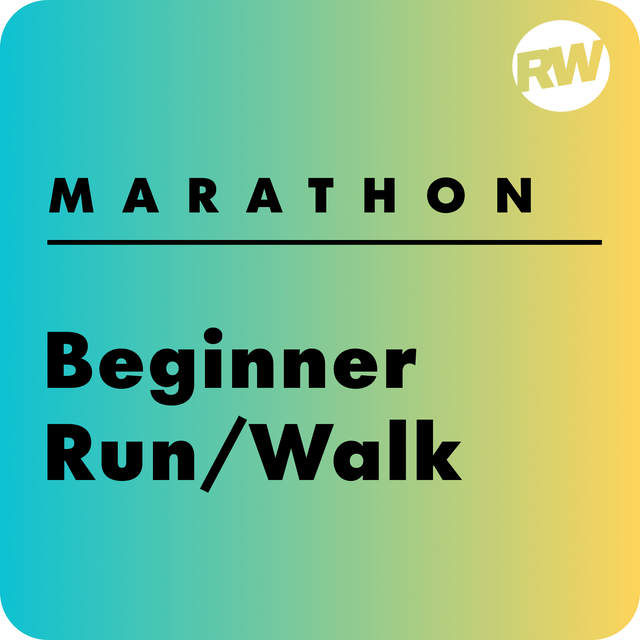 beginner run walk marathon training plan