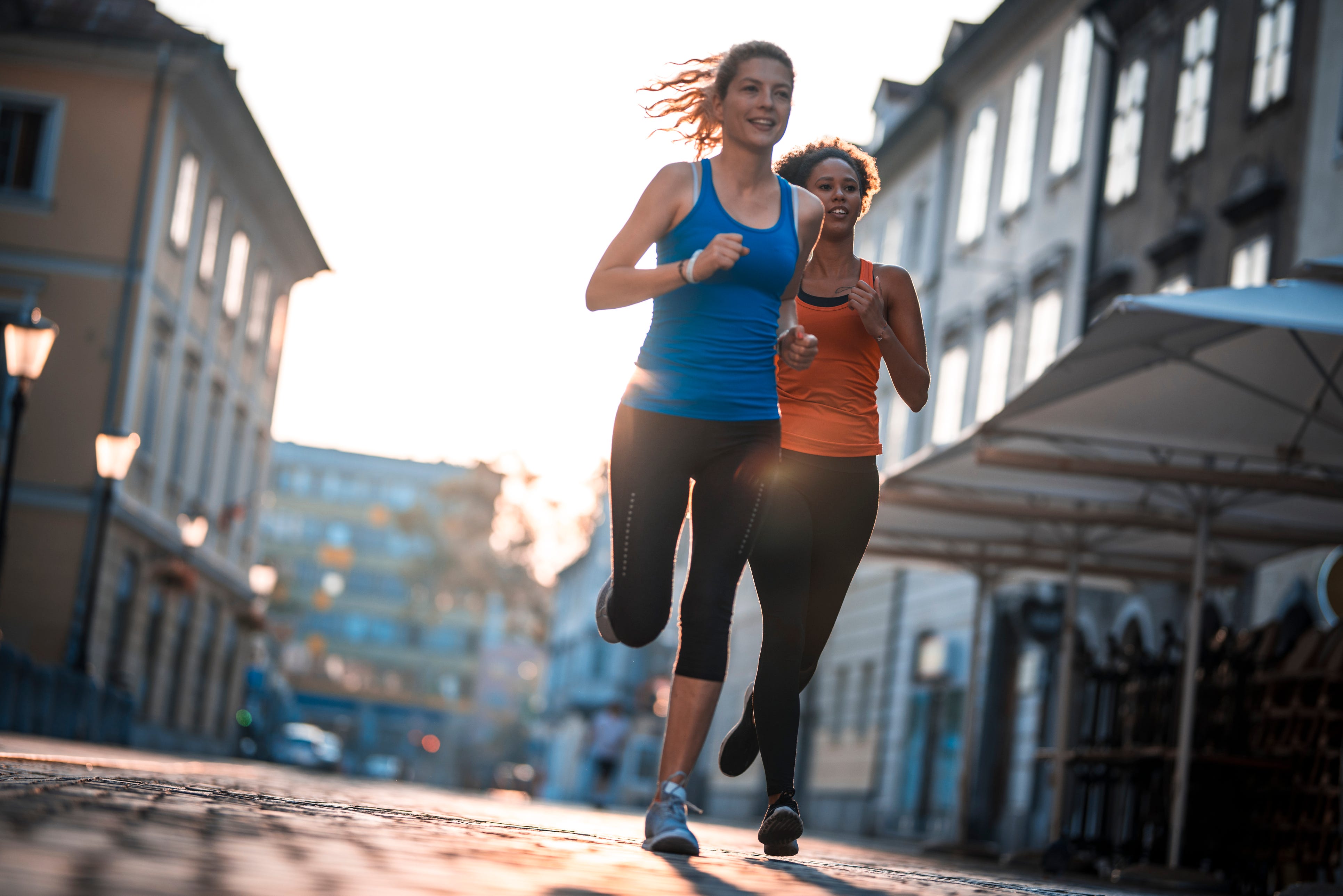 new year's resolution running in city
