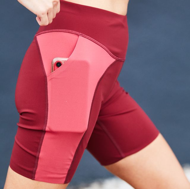 2 In 1 Womens Active Sporty Leggings: Double Layer Running Shorts
