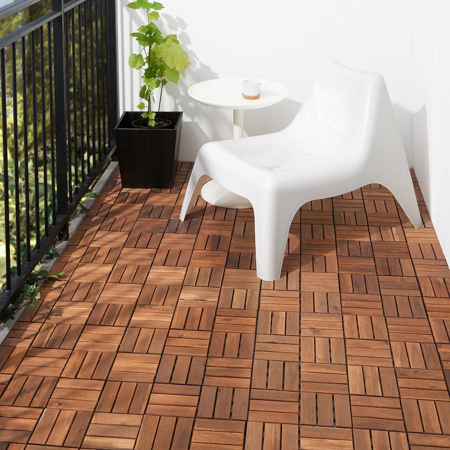 ikea runnen decking
